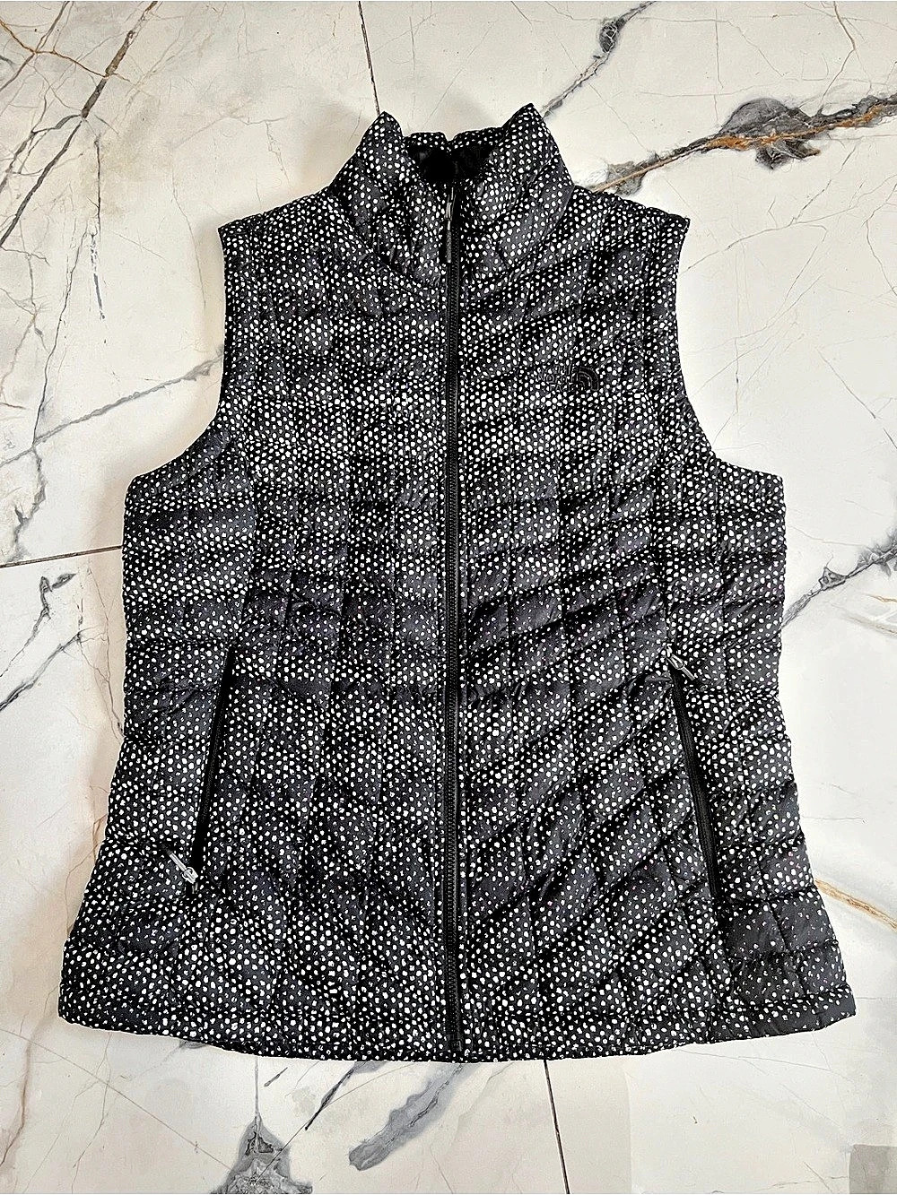 The North Face ThermoBall Lightweight Women's Polka Dot Puffer Vest Medium